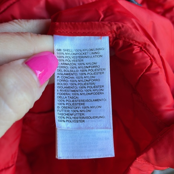 The North Face ThermoBall Eco Parka Red Jacket - Picture 12 of 15